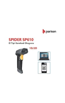 Perkon Spider Sp610 Usb 1D-2D (Karekod) Okuyucu Perkon Spider Sp610 Usb 1D-2D (Karekod) Okuyucu