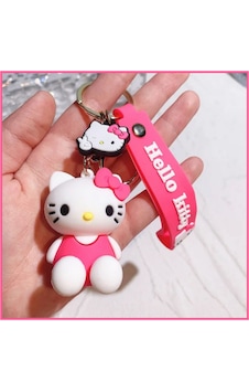 Toyfest 3 Boyutlu Slikon Hello Kitty Figürlü Anahtarlık Toyfest 3 Boyutlu Slikon Hello Kitty Figürlü Anahtarlık