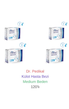 Dr. Pedical - Külot Yaşlı Yetişkin Hasta Bezi Medium 120'li Dr. Pedical - Külot Yaşlı Yetişkin Hasta Bezi Medium 120'li
