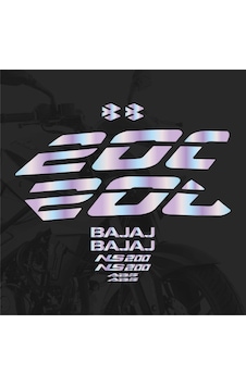 Bajaj Ns200 Sticker Hologram Set Motosiklet Etiket Modeli Bajaj Ns200 Sticker Hologram Set Motosiklet Etiket Modeli