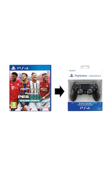 Pes 21 PS4 Oyun + Sony Dualshock PS4 Kol Siyah