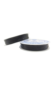 Siyah Misina 1.0 Mm Esnek Silikon El İşi Takı Aksesuar Misinası - 1 Adet Siyah Misina 1.0 Mm Esnek Silikon El İşi Takı Aksesuar Misinası - 1 Adet