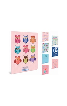 Gıpta Ofset Mica A5 60 Yp Kareli Plastik Kapak Defter  2479 1 Adet