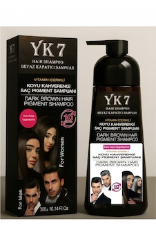 Yk7 Kozmetik Beyaz Kapatıcı Koyu Kahve/dark Brown Şampuan 300 Ml. Yk7 Kozmetik Beyaz Kapatıcı Koyu Kahve/dark Brown Şampuan 300 Ml.