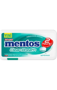 Mentos 2H Clean Breath Yoğun Nane 12 Adet Mentos 2H Clean Breath Yoğun Nane 12 Adet