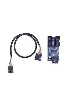 Anakart İç Usb Hub 9 Pin Header 1x2 Çoğaltıcı Port Genişletici Panel Rgb Dişi