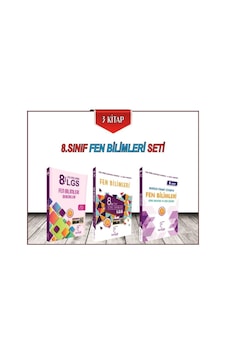 Karekök Yayınları 8.Sınıf Lgs Fen Bilimleri Seti 3 Kitap