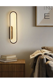 Manzo / Led Aplik / Elips / 50 Cm / Antrasit Gövde / 3 Renk Işık Antrasit Manzo / Led Aplik / Elips / 50 Cm / Antrasit Gövde / 3 Renk Işık Antrasit