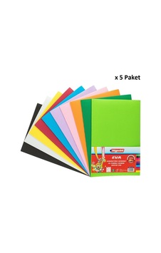 Bigpoint Kabartma Desenli Eva 20x30cm Karışık 10 Renk X 5 Paket Bigpoint Kabartma Desenli Eva 20x30cm Karışık 10 Renk X 5 Paket