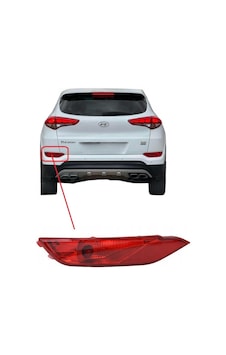 Hyundai Tucson Arka Tampon Reflektörü Sol Taraf 2016-2017-2018 Hyundai Tucson Arka Tampon Reflektörü Sol Taraf 2016-2017-2018