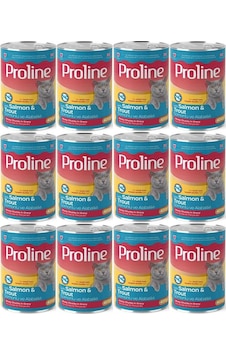 Pro Line Somonlu ve Alabalıklı Yetişkin Kedi Konservesi 12 x 400 G Pro Line Somonlu ve Alabalıklı Yetişkin Kedi Konservesi 12 x 400 G