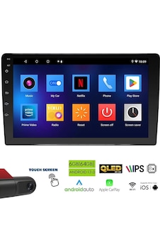 Reıss Audıo Rs-dt53 Tablet Multimedya Android 13 10.1 İnç 6+64gb 8 Çekirdek 360 Cam Dvr Kameralı 10.1"