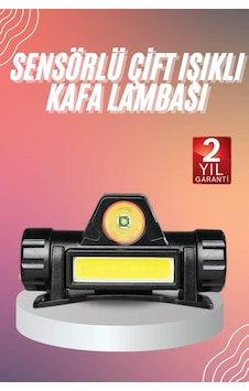 Kafa Lambası Çalışma Işığı Kafa Feneri Şarjlı Mıknatıslı Fenerli - Lisinya Siyah Kafa Lambası Çalışma Işığı Kafa Feneri Şarjlı Mıknatıslı Fenerli - Lisinya Siyah