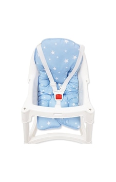 Sevi Bebe Mama Sandalyesi Minderi Art-150 Mavi Yıldız Sevi Bebe Mama Sandalyesi Minderi Art-150 Mavi Yıldız