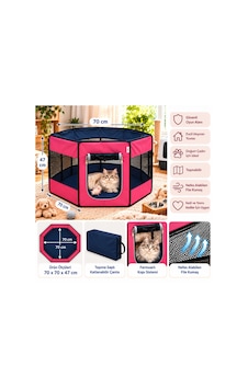 Missidea Pawingo Pembe Kedi Ve Köpek Doğum Çadırı Katlanabilir Pet Oyun Alanı Ve Yuvası Missidea Pawingo Pembe Kedi Ve Köpek Doğum Çadırı Katlanabilir Pet Oyun Alanı Ve Yuvası