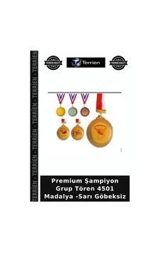 Terrien Premium Şampiyon Grup Tören 4501 Madalya -sarı Göbeksiz Terrien Premium Şampiyon Grup Tören 4501 Madalya -sarı Göbeksiz