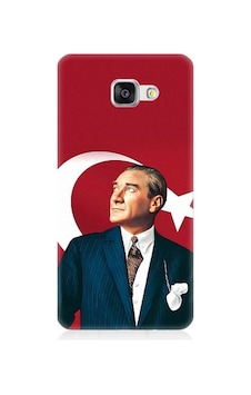 Samsung Galaxy A3 2016 Uyumlu Mustafa Kemal Atatürk Ve Bayrak Desenli Silikon Kılıf Samsung Galaxy A3 2016 Uyumlu Mustafa Kemal Atatürk Ve Bayrak Desenli Silikon Kılıf