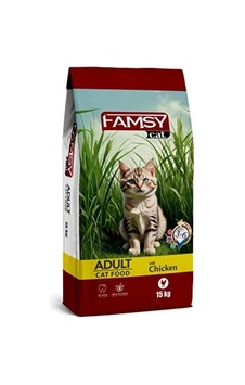 Famsy Yetişkin Kedi Maması Tavuklu 15 Kg