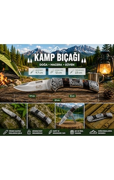 Aln Master Kamp Bıcağı Çakı Şık Tasarım Açık Gri Aln Master Kamp Bıcağı Çakı Şık Tasarım Açık Gri
