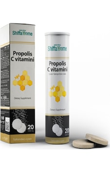 Aksu Vital Shiffa Home Propolis & C Vitamini 20 Tablet Aksu Vital Shiffa Home Propolis & C Vitamini 20 Tablet