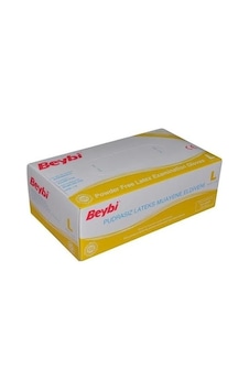 Beybi Pudrasız Latexs Eldiveni 100 Lü Paket L Beybi Pudrasız Latexs Eldiveni 100 Lü Paket L
