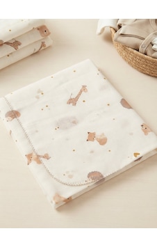 Almira Bebek Unisex Hayvan Baskılı Müslin Battaniye 0-24 Ay Krem Almira Bebek Unisex Hayvan Baskılı Müslin Battaniye 0-24 Ay Krem