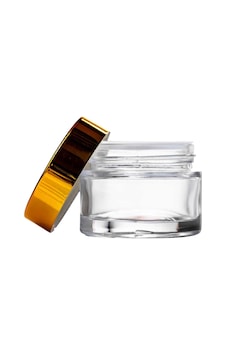 5ml Cam Krem Kavanozu, 30 Adet, Kozmetik Kavanoz, Şeffaf Kavanoz,cam Kavanoz, Gold Kapak Şeffaf