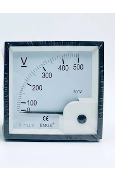 Emge Voltmetre 500 V 96x96 Cm Ac