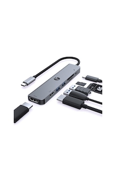 Vcom Type-c To Hdmi 4k 60hz +hdmi 1080p 60hz +usb3.0+sd2.0+tf2.0+pd 3.0 100w Çoklayıcı Vcom Type-c To Hdmi 4k 60hz +hdmi 1080p 60hz +usb3.0+sd2.0+tf2.0+pd 3.0 100w Çoklayıcı
