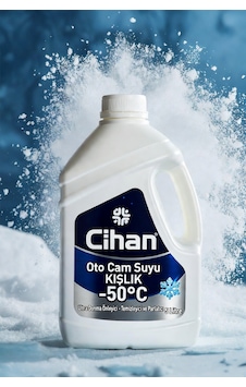 Cihan Oto Cam Suyu Kışlık -50 5 Litre Cihan Oto Cam Suyu Kışlık -50 5 Litre