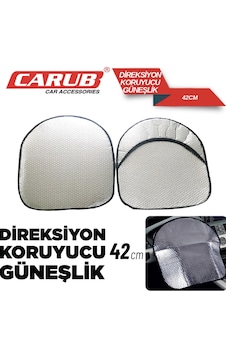 Carub Araç Direksiyon Güneşliği Araba Oto Direksiyon Güneşlik Direksiyon Güneş Koruyucu 42cm 1 Carub Araç Direksiyon Güneşliği Araba Oto Direksiyon Güneşlik Direksiyon Güneş Koruyucu 42cm 1