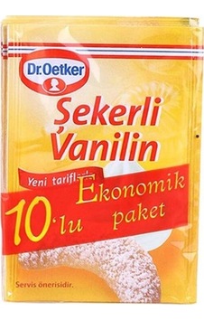 Dr.oetker Şekerli Vanilin 10lu Dr.oetker Şekerli Vanilin 10lu