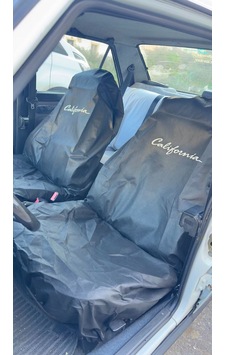 California Üniversal Siyah Ön 2 Li Tela Servis Kılıfı 2'li Set California Üniversal Siyah Ön 2 Li Tela Servis Kılıfı 2'li Set