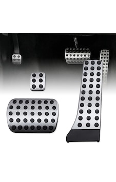 Northcity Mercedes W204-w207-w211-w212-w215-w220 Uyumlu Geçme Otomatik Pedal Seti 3 Parça Siyah Krom - Ergonomik Ve Güvenli Sürüş Deneyimi
