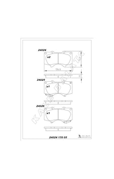 Kale Balata Ön 4runner V-hilux 7.v3-land Cruiser 200-land Cruiser Prado 04- Kale 24024 170 05 Ans Kd20 446504090-446535290-446535330 Kale Balata Ön 4runner V-hilux 7.v3-land Cruiser 200-land Cruiser Prado 04- Kale 24024 170 05 Ans Kd20 446504090-446535290-446535330