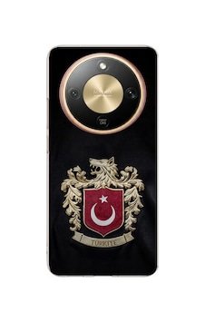 Honor Magic 8 Lite Uyumlu Türk Sembolü Kurt Ve Bayrak Desenli Baskılı Silikon Kılıf Renkli Honor Magic 8 Lite Uyumlu Türk Sembolü Kurt Ve Bayrak Desenli Baskılı Silikon Kılıf Renkli