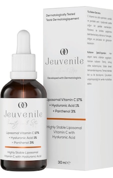 Jeuvenile Aydınlatıcı Canlandırıcı Liposomal Vitamin C Cilt Bakım Serumu 30ml Jeuvenile Aydınlatıcı Canlandırıcı Liposomal Vitamin C Cilt Bakım Serumu 30ml