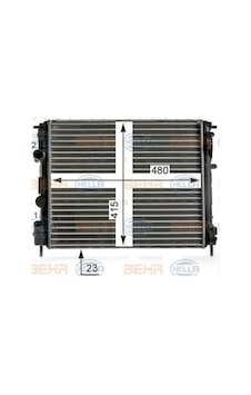 KNECHT CR36000S Radyatör 01- CLIO II-Symbol 1.5Dci-1.4-1.6 16V -Ac KNECHT CR36000S Radyatör 01- CLIO II-Symbol 1.5Dci-1.4-1.6 16V -Ac