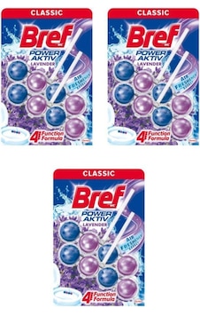 Bref 3 Lü Power Aktif Lavanta Klozet Bloğu 2X50 Gr Çok Renkli Bref 3 Lü Power Aktif Lavanta Klozet Bloğu 2X50 Gr Çok Renkli