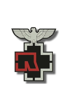 Dükkan Design Rammstein Logo Patch - Yama Kırmızı