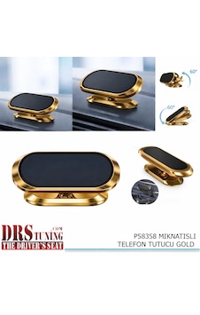 Universal Oto Telefon Tutacağı Mıknatıslı Gold Çok Renkli