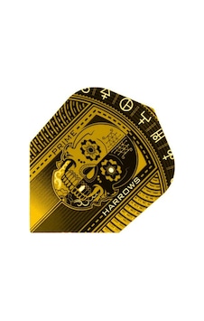 Harrows Prime - Gold Skull Dart Flight Harrows Prime - Gold Skull Dart Flight