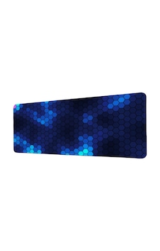 Hex Işık Gaming Mousepad Xxl 90x40 Cm Kaymaz Taban Dikişli Kenar Mavi Neon Oyuncu Masa Pedi Hex Işık Gaming Mousepad Xxl 90x40 Cm Kaymaz Taban Dikişli Kenar Mavi Neon Oyuncu Masa Pedi