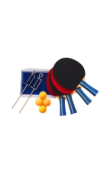 Delta Cyclone Masa Tenisi Seti - 4 Masa Tenisi Raketi + 4 Pinpon Topu + File & Demir