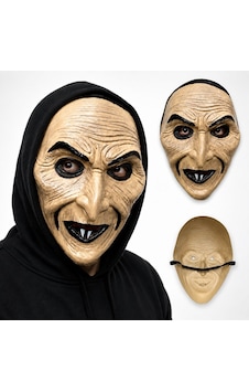Sivri Blu Korkunç Yaşlı Cadı Kadın Plastik Maske Siyah Sivri Blu Korkunç Yaşlı Cadı Kadın Plastik Maske Siyah