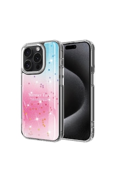 Apple iPhone Uyumlu 15 Pro Max Kılıf Simli Desenli Parlak Zore Task Kapak Apple iPhone Uyumlu 15 Pro Max Kılıf Simli Desenli Parlak Zore Task Kapak