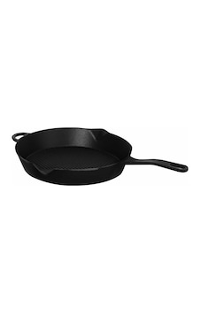 Leggno Gourmet Flame Yardımcı Kulplu Döküm Tava Siyah 28CM