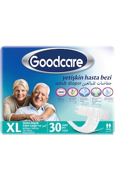 Goodcare Hasta Bezi Yetişkin Bel Bantlı Tekstil Yüzey Xl 30 Adet XL Goodcare Hasta Bezi Yetişkin Bel Bantlı Tekstil Yüzey Xl 30 Adet XL