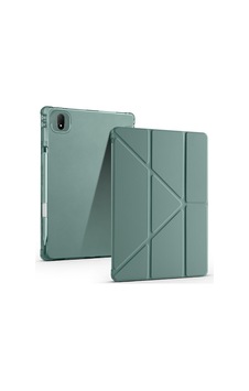 Aksesuarcim Pad Gt Pro İle Uyumlu Kılıf Silikon Yumuşak Kalem Bölmeli Esnek 4 Farklı Stand Olabilen Tablet Kılıfı Koyu Yeşil Sku: Zeusb0frn76nwf Arka Kapak