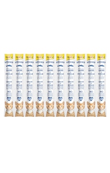 Gimcat Sticks Somon & Alabalıklı Ödül Çubukları 50 G 10'lu Gimcat Sticks Somon & Alabalıklı Ödül Çubukları 50 G 10'lu